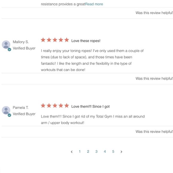 🌸 NIB Toning Ropes & Sweat Towel DUO by Tone it Up - At Home Resistance Ropes - Picture 9 of 13